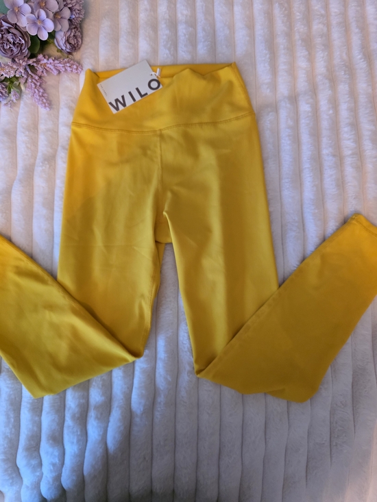 Wilo The Label Other - Womens WILO High-Waist Yellow Leggings Size S